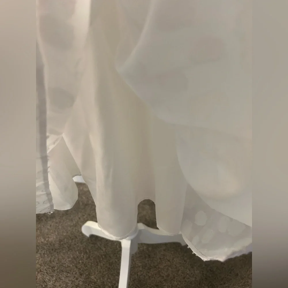 Ann Taylor Chiffon Lined Tiered Skirt - Picture 4 of 8